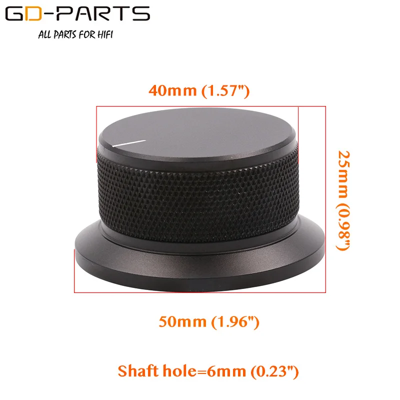 Алюминиевая кнопка потенциометра звука GD-PARTS
Алюминиевая кнопка потенциометра звука GD-PARTS