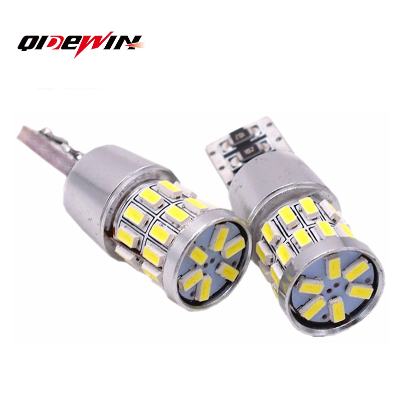 

2pcs High Power T10 194 920 912 921 168 LED Canbus Extreme Bright 30 SMD 3014 Chip Bulbs Car Parking Backup Reverse Wide Lights