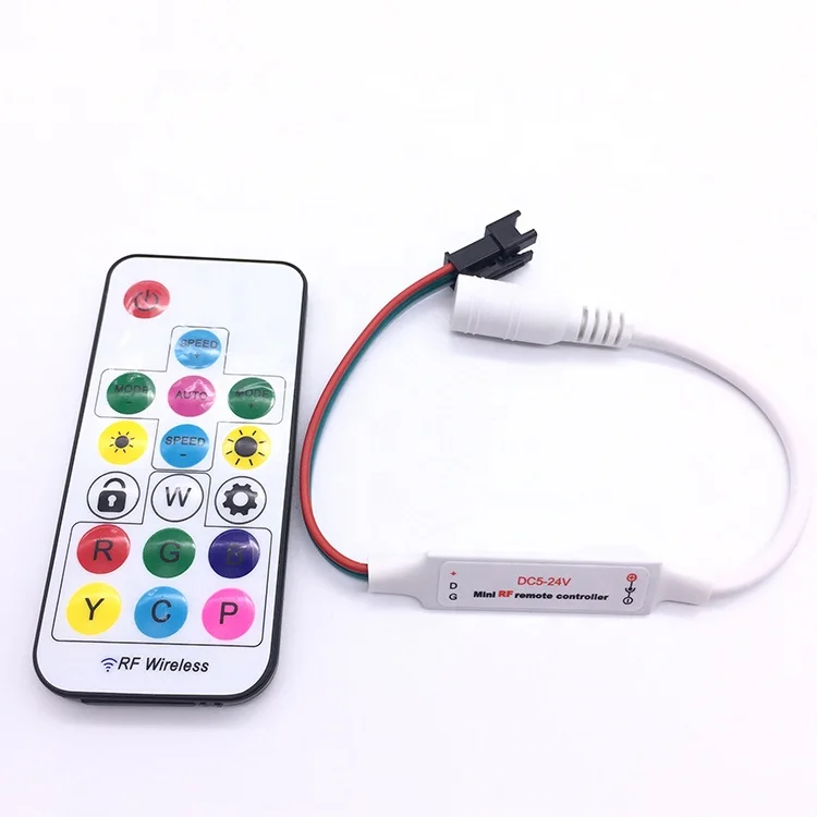 SP104E ; LED simple pixel controller;with RF remote controller; DC5-24V input;2048 pixels
SP104E ; LED simple pixel controller;with RF remote controller; DC5-24V input;2048 pixels