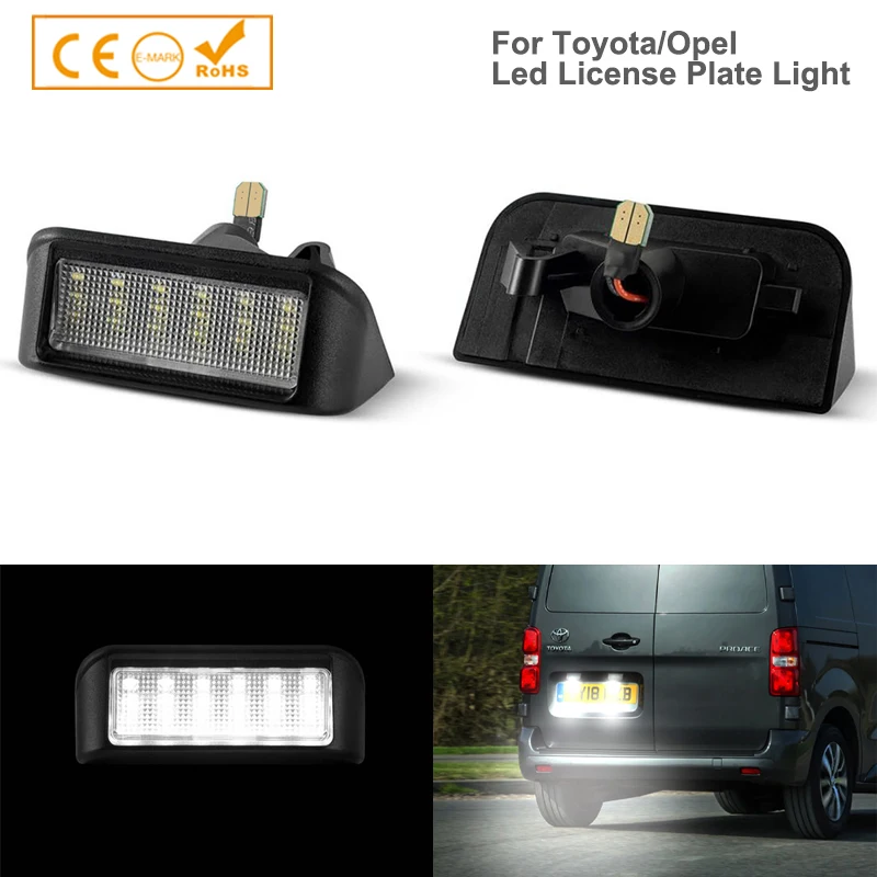 2Pcs Error Free LED Number License Plate Lights Lamps For Opel Vivaro Combo Zafira Life Toyota Proace Fiat Scudo Car Accessories
2Pcs Error Free LED Number License Plate Lights Lamps For Opel Vivaro Combo Zafira Life Toyota Proace Fiat Scudo Car Accessories
