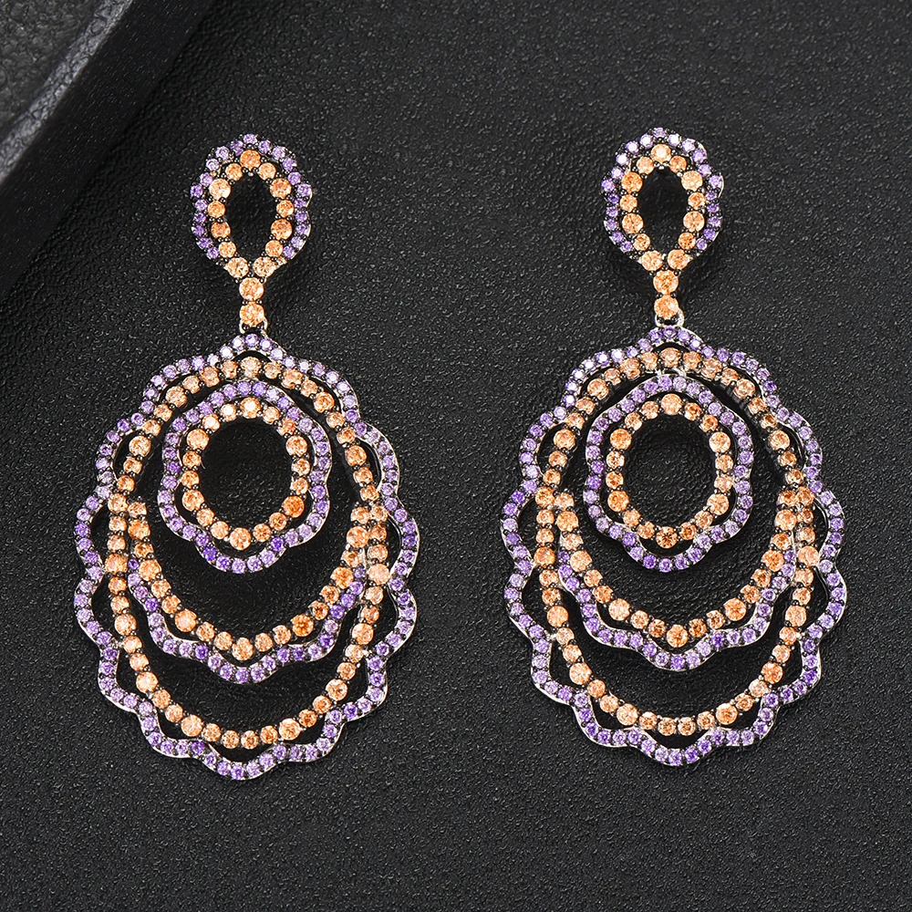 SisCathy Brand New Hot Fashion Popular Luxury Water Drop Full Cubic Zirconia Pave Wedding Earring For Women 2020
SisCathy Brand New Hot Fashion Popular Luxury Water Drop Full Cubic Zirconia Pave Wedding Earring For Women 2020
