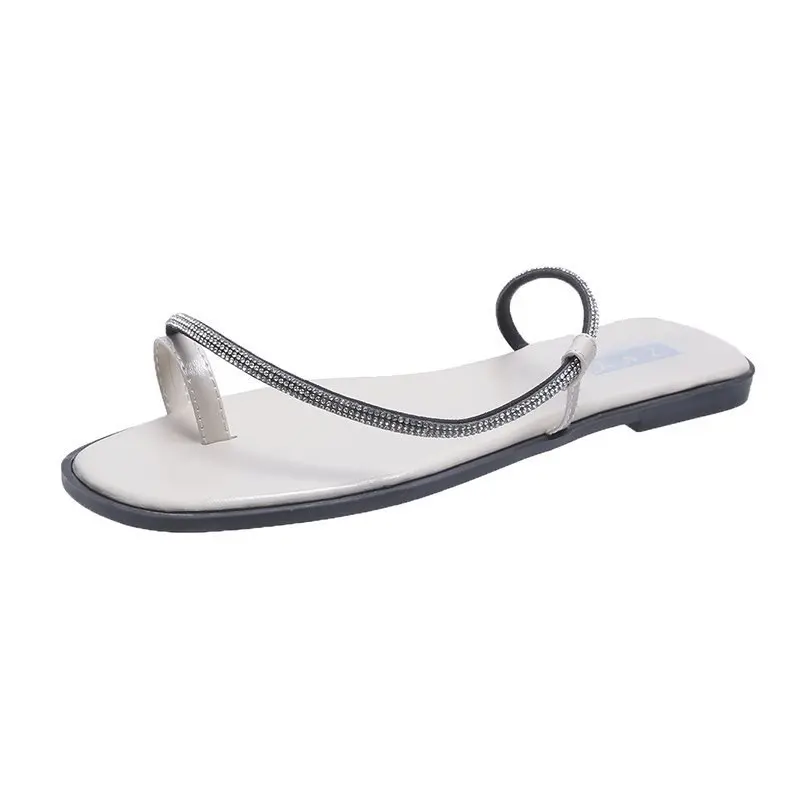 Female Sandal Strappy Heels Women's Low Shoes Large Size Girls Low-heeled Fashion Big Elastic Band 2021 Beach Flat Rhinestone B
Female Sandal Strappy Heels Women's Low Shoes Large Size Girls Low-heeled Fashion Big Elastic Band 2021 Beach Flat Rhinestone B