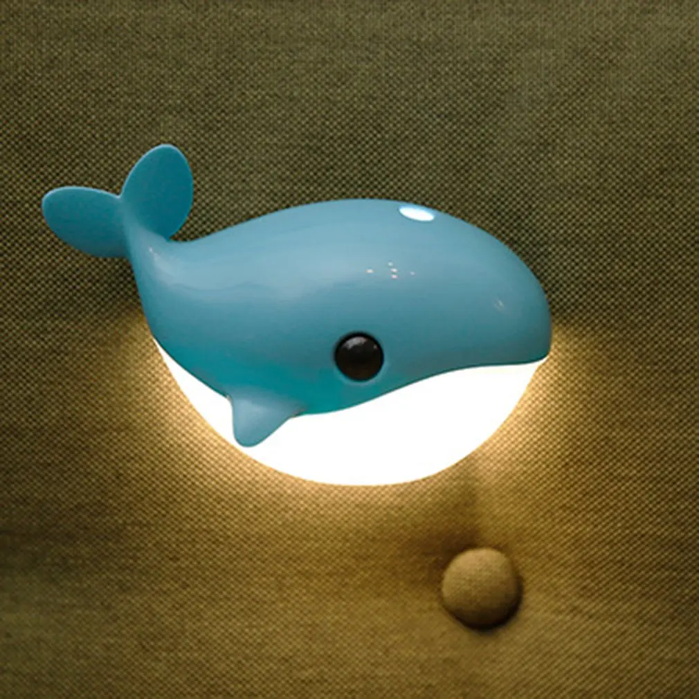 2020 Whale Bedside USB Sensor Night Lights LED Dolphin Wall Lamp with Auto Sensor Blue whale indoor night light Not glaring
2020 Whale Bedside USB Sensor Night Lights LED Dolphin Wall Lamp with Auto Sensor Blue whale indoor night light Not glaring