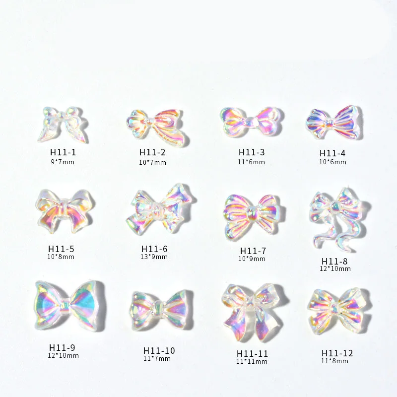 Nail Decoration Tips Elegant Bowknots Designs Exquisite Alloy Jewelry 50 Pcs/Set For Beauty Salons
Nail Decoration Tips Elegant Bowknots Designs Exquisite Alloy Jewelry 50 Pcs/Set For Beauty Salons