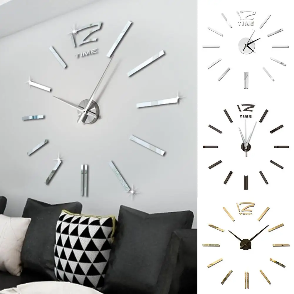 New Mini DIY Mirror Surface Clock Wall Sticker Mute Clock 3D Watch Living Room Home Office Decor Christmas Gift Hotsale
New Mini DIY Mirror Surface Clock Wall Sticker Mute Clock 3D Watch Living Room Home Office Decor Christmas Gift Hotsale