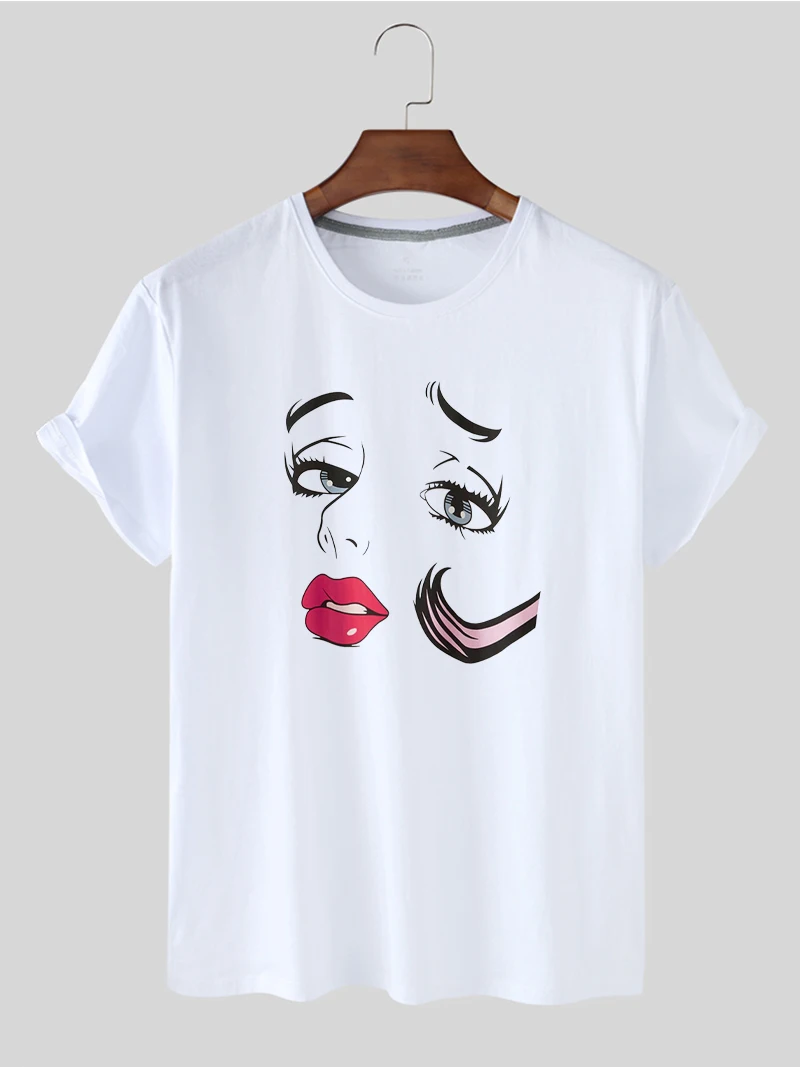 Spring and Summer Personality Fashion Eco-Friendly Pretty Women Printing Pure and Fresh Short Sleeve Lady T-shirt
Spring and Summer Personality Fashion Eco-Friendly Pretty Women Printing Pure and Fresh Short Sleeve Lady T-shirt