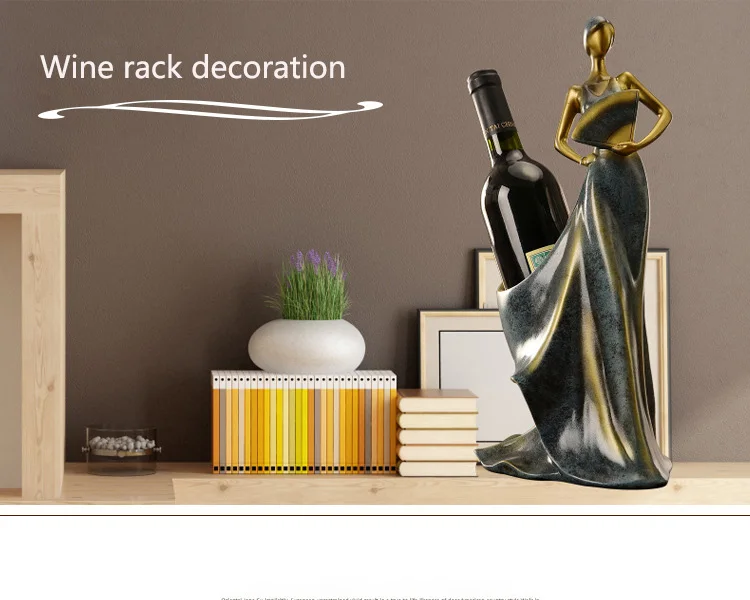 Creative Beauty Wine Rack Home Decorative Figurines Ornaments Modern Minimalist Blue Decoration Creative Wedding Craft Ornaments
Creative Beauty Wine Rack Home Decorative Figurines Ornaments Modern Minimalist Blue Decoration Creative Wedding Craft Ornaments