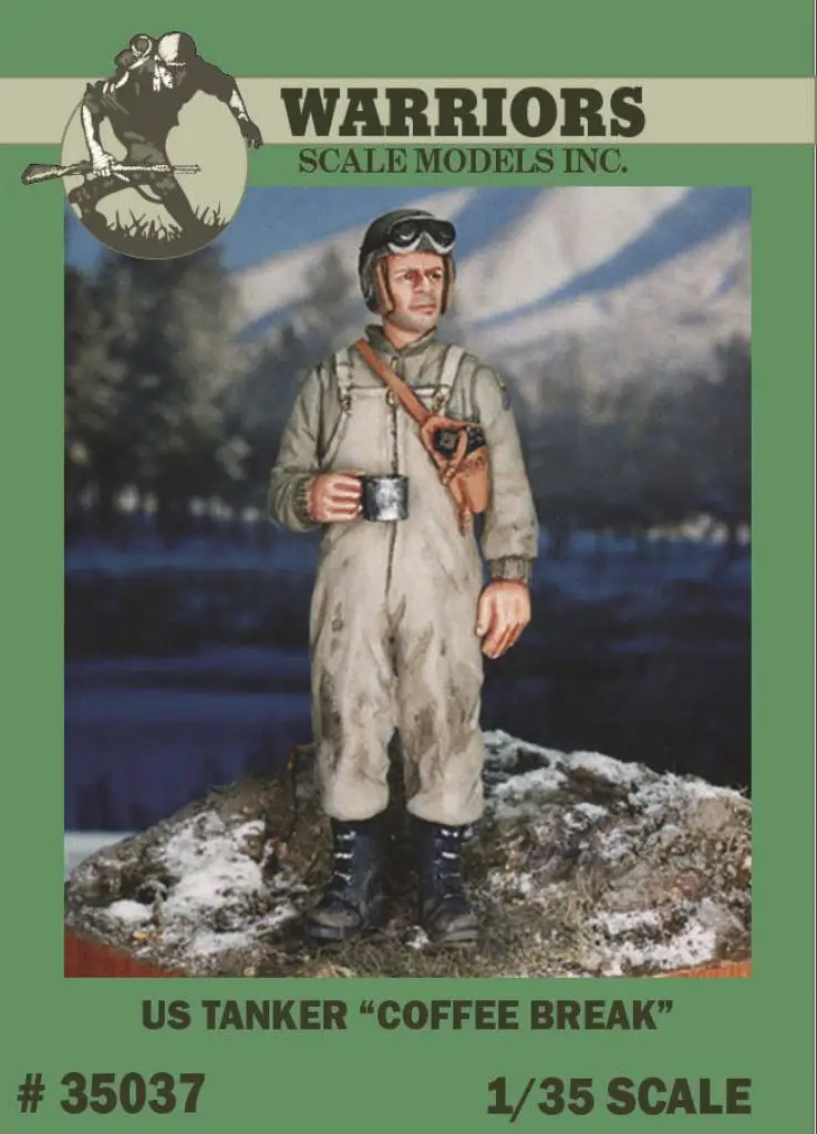 1/35 WWII US Tanker "Coffee Break" Resin Figure WARRIORS #35037 Unassembled Uncolored
1/35 WWII US Tanker "Coffee Break" Resin Figure WARRIORS #35037 Unassembled Uncolored