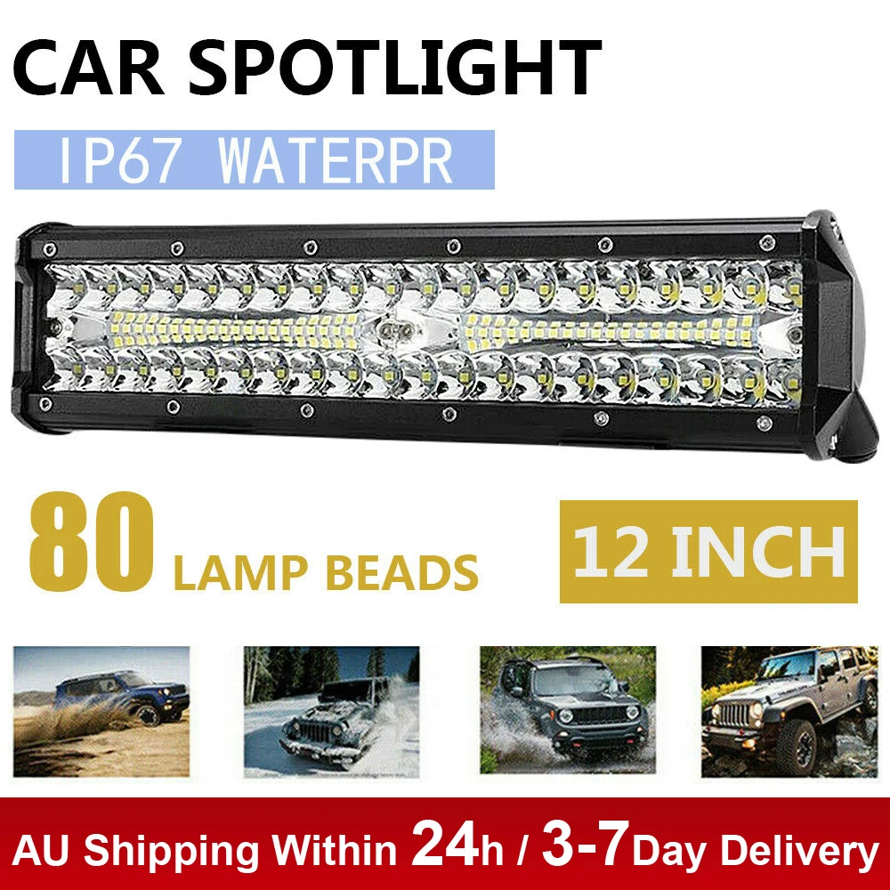 12'' Car LED Light Bar Waterproof IP67 COMBO Led Work Light Bar Driving Offroad Car Truck SUV Motorcycle Modified Car
12'' Car LED Light Bar Waterproof IP67 COMBO Led Work Light Bar Driving Offroad Car Truck SUV Motorcycle Modified Car