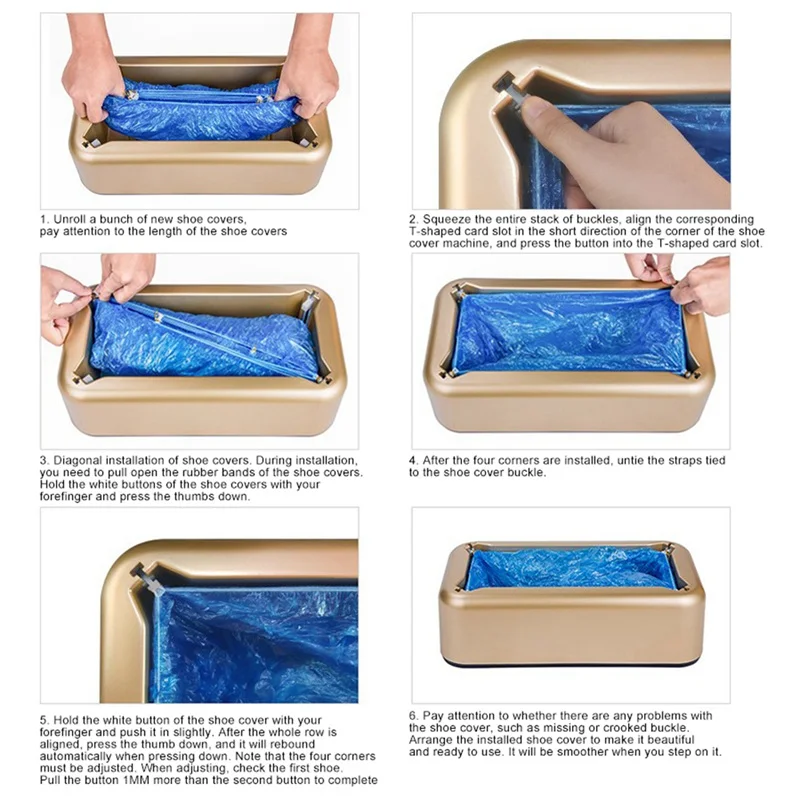 HIgh Quality Automatic Shoe Cover Machine Home Office Foot Cover Machine Indoor Disposable Smart Shoe Cover Machine Boot Covers
HIgh Quality Automatic Shoe Cover Machine Home Office Foot Cover Machine Indoor Disposable Smart Shoe Cover Machine Boot Covers