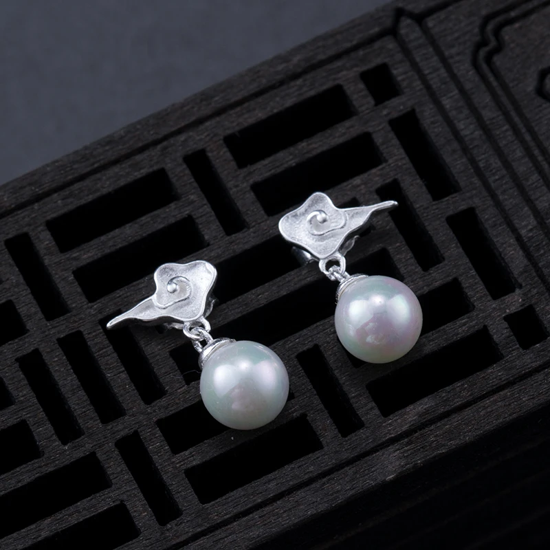 VLA 925 Silver Simple Chinese Style Cloud Earrings Women's Temperament Fashion Antique Clothing Accessories Jewelry
VLA 925 Silver Simple Chinese Style Cloud Earrings Women's Temperament Fashion Antique Clothing Accessories Jewelry