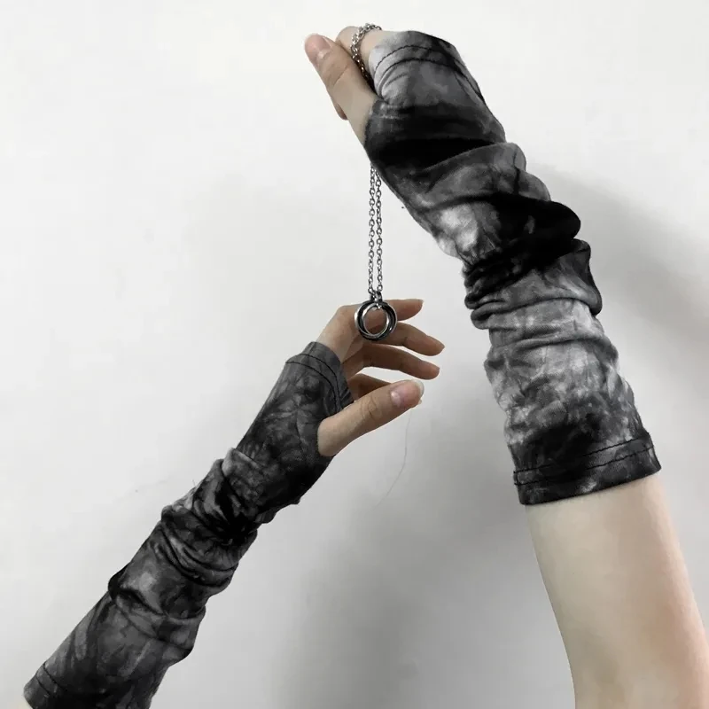 Fingerless Gloves Punk Dark Academia Bolero Arm Sleeves Women Tie Dye Ninja Arm Warmers Sun Protection Clothing Men Arm Guard
Fingerless Gloves Punk Dark Academia Bolero Arm Sleeves Women Tie Dye Ninja Arm Warmers Sun Protection Clothing Men Arm Guard