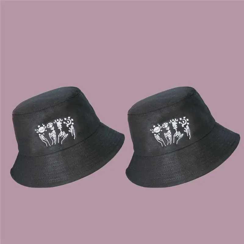 Cotton Personality Embroidery Bucket Hat Fisherman Hat Outdoor Travel Hat Sun Cap Hats for Men and Women 278
Cotton Personality Embroidery Bucket Hat Fisherman Hat Outdoor Travel Hat Sun Cap Hats for Men and Women 278