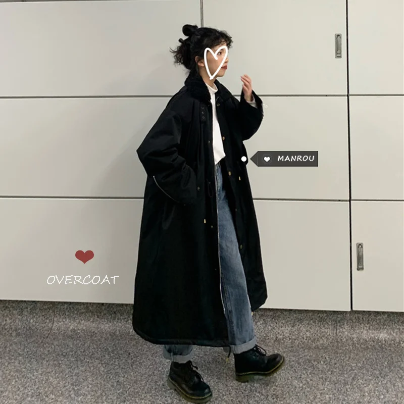 2021 winter new Korean coat loose versatile personalized lamb wool coat women's middle long
2021 winter new Korean coat loose versatile personalized lamb wool coat women's middle long