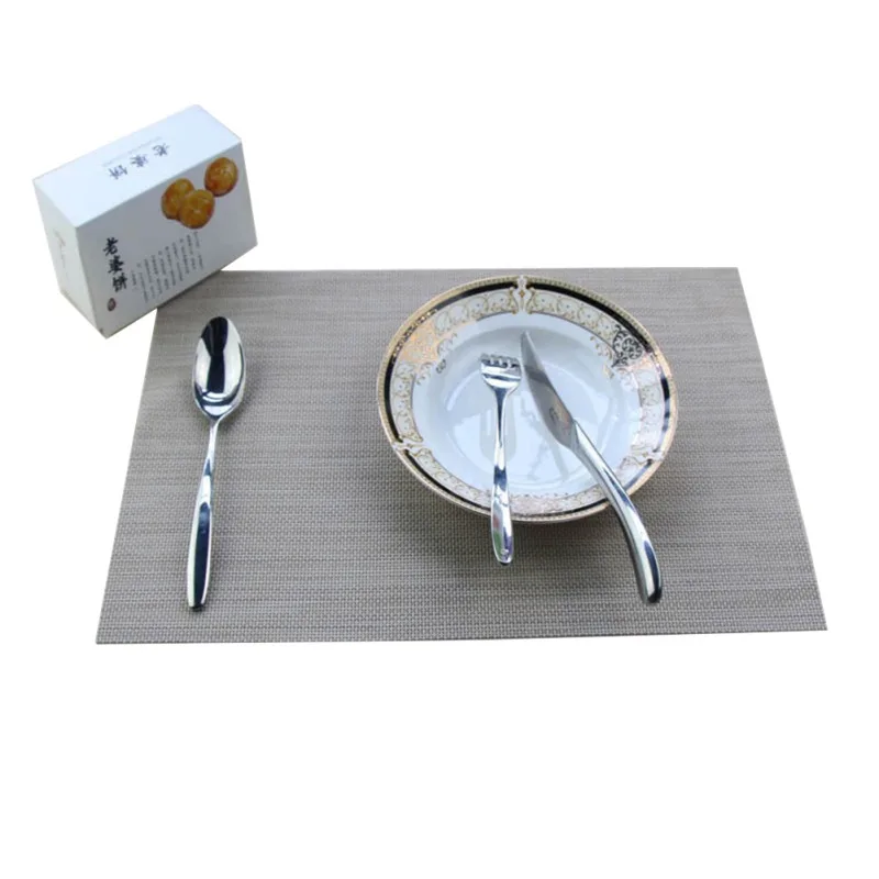 6psc/set Heat-Resistant Stain Resistant Non-Slip Placemats For Kitchen Table Washable Durable PVC Woven Vinyl Placemats X Hot
6psc/set Heat-Resistant Stain Resistant Non-Slip Placemats For Kitchen Table Washable Durable PVC Woven Vinyl Placemats X Hot