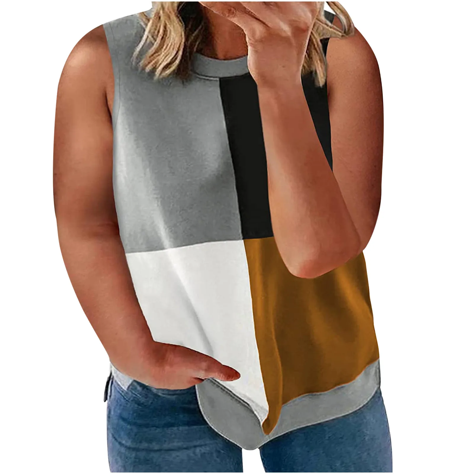 Women Shirts Blouses Casual Plus-Size Printing O-Neck Sleeveness Tops Loose Vest Blouses Women Clothes Femme Blusa Feminina
Women Shirts Blouses Casual Plus-Size Printing O-Neck Sleeveness Tops Loose Vest Blouses Women Clothes Femme Blusa Feminina