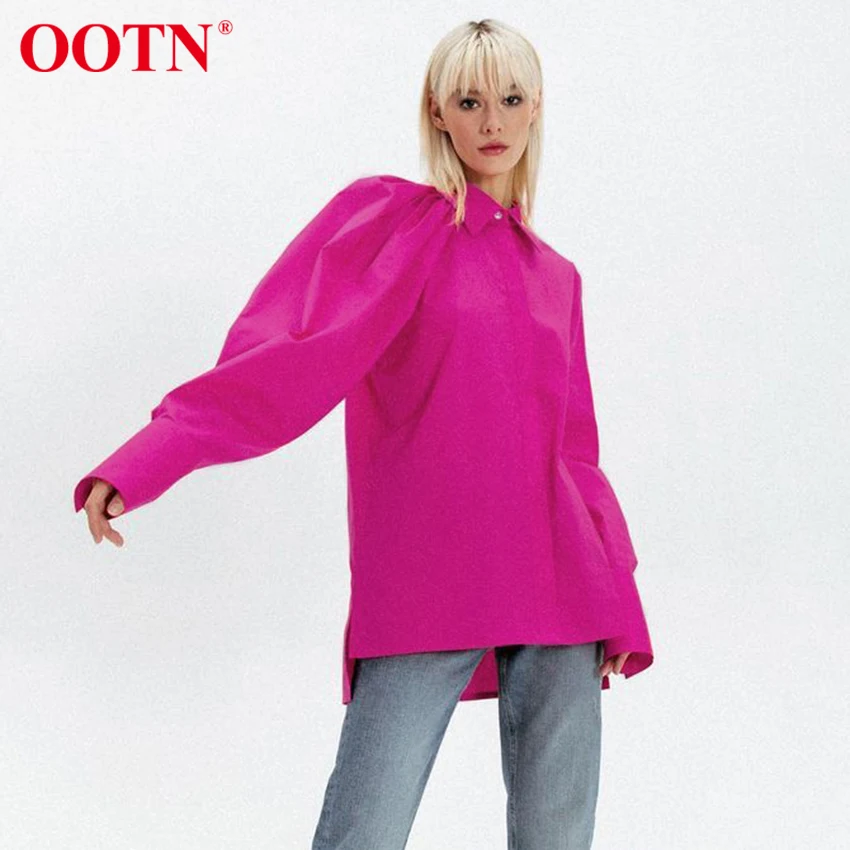 OOTN Y2k Lantern Sleeve Turn-Down Collar Fashion Woman Blouses Split Cotton Single Breasted Streetwear Shirt Female Pleated 2021
OOTN Y2k Lantern Sleeve Turn-Down Collar Fashion Woman Blouses Split Cotton Single Breasted Streetwear Shirt Female Pleated 2021