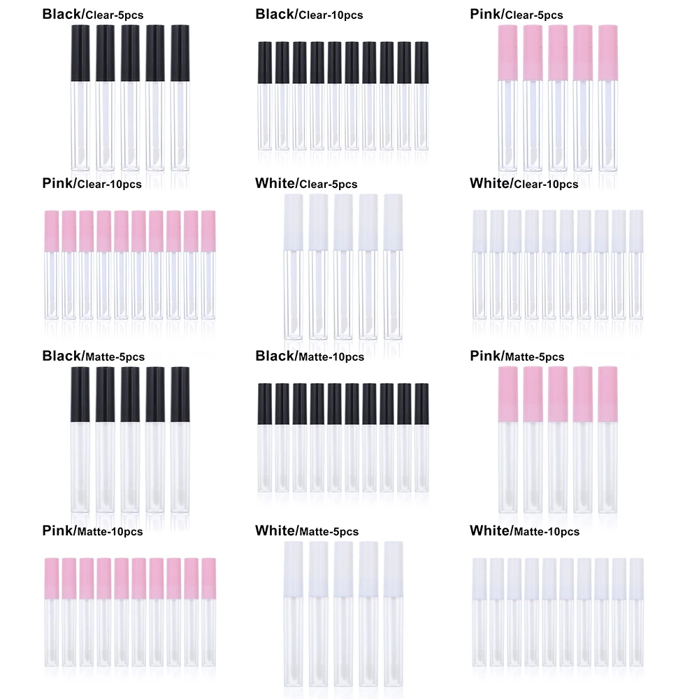 10pcs/lot 3ML Plastic Lip Gloss Tube DIY Lip Gloss Containers Bottle Empty Cosmetic Container Tool Makeup Organizer Whosale
10pcs/lot 3ML Plastic Lip Gloss Tube DIY Lip Gloss Containers Bottle Empty Cosmetic Container Tool Makeup Organizer Whosale