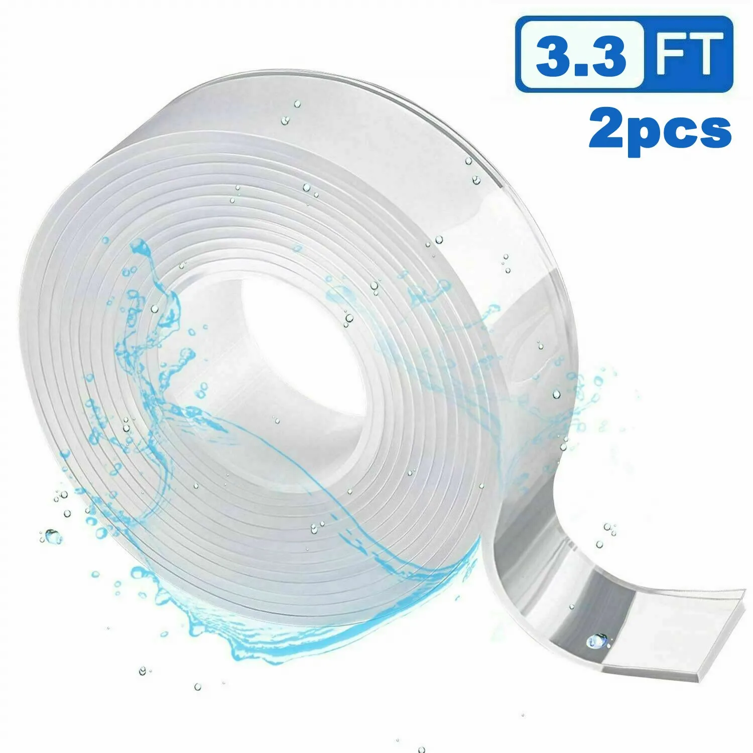 2 Pieces 2mm×1cm×1m Nano Tape Double-sided Tape Reusable Waterproof Tape Cleanable Reusable Traceless Paste
2 Pieces 2mm×1cm×1m Nano Tape Double-sided Tape Reusable Waterproof Tape Cleanable Reusable Traceless Paste