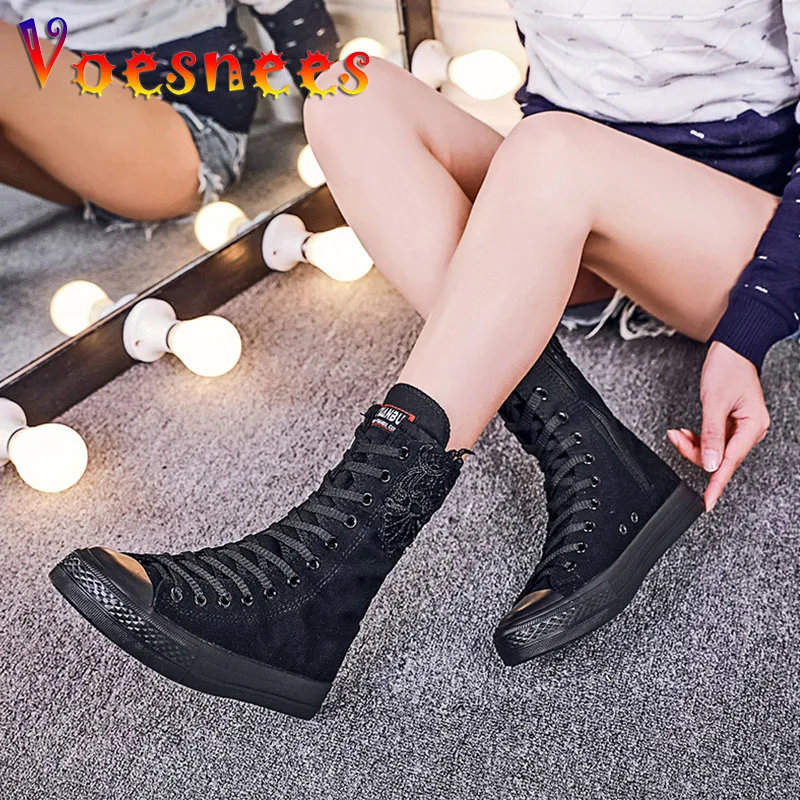 Lace Tie Women's Boots 2021 Spring Summer New Solid Color Short Canister Side Zipper Side Canvas Shoes Female Casual Shoes Flats
Lace Tie Women's Boots 2021 Spring Summer New Solid Color Short Canister Side Zipper Side Canvas Shoes Female Casual Shoes Flats