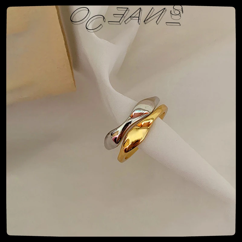 SexMara 20FW New Texture Trendy Rings Irregular Curve Bending Smooth Glossy Geometric Ring For Women Girls Party Jewelry Gifts
SexMara 20FW New Texture Trendy Rings Irregular Curve Bending Smooth Glossy Geometric Ring For Women Girls Party Jewelry Gifts