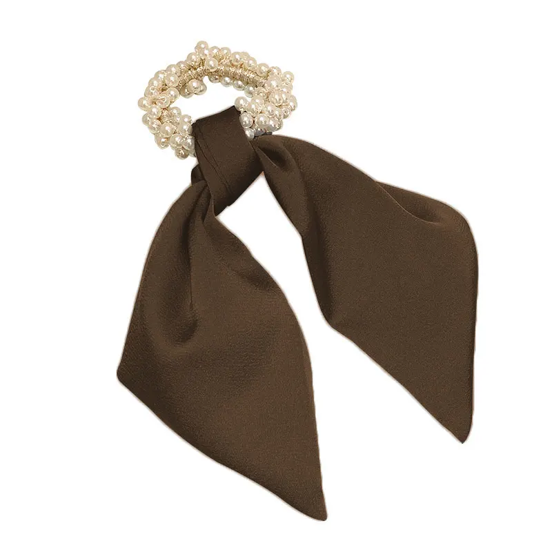 New Chiffon Bowknot Hair Scrunchie Women Pearl Ponytail Solid Korean Style Elegant Headbands Pearl Rubber Bands Hair Accessories
New Chiffon Bowknot Hair Scrunchie Women Pearl Ponytail Solid Korean Style Elegant Headbands Pearl Rubber Bands Hair Accessories
