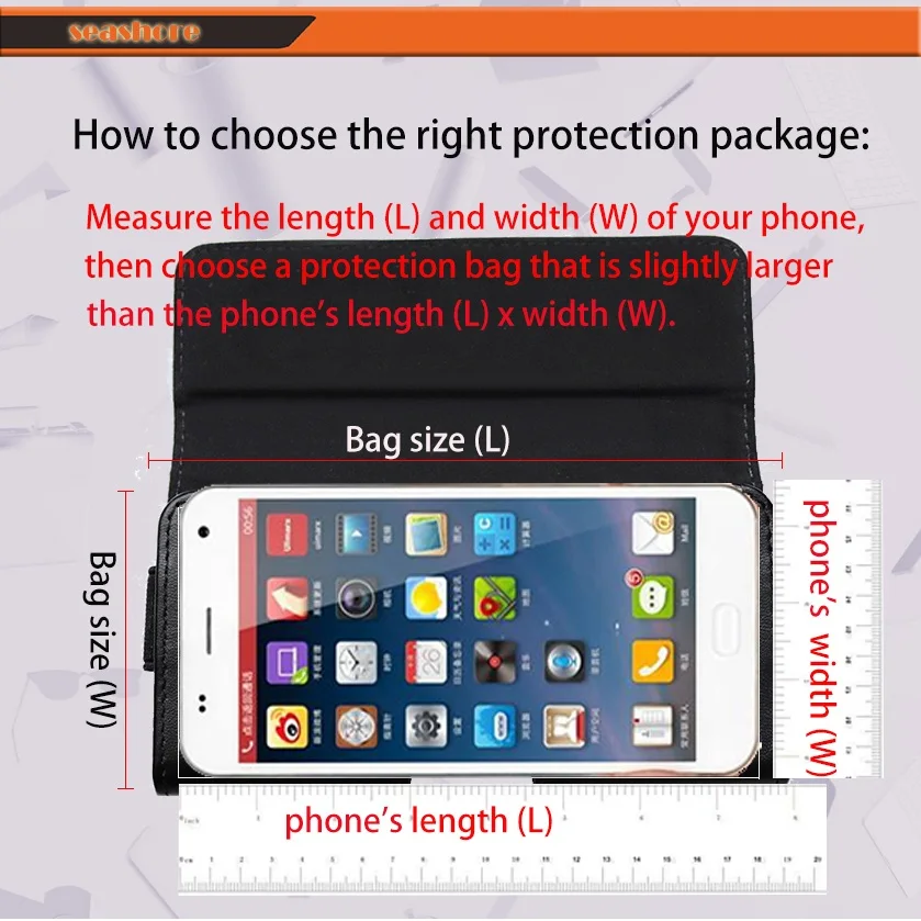 Универсальная сумка для смартфона кожаный чехол с зажимом ремня Samsung S20 Plus S7 S8 A20 A30
