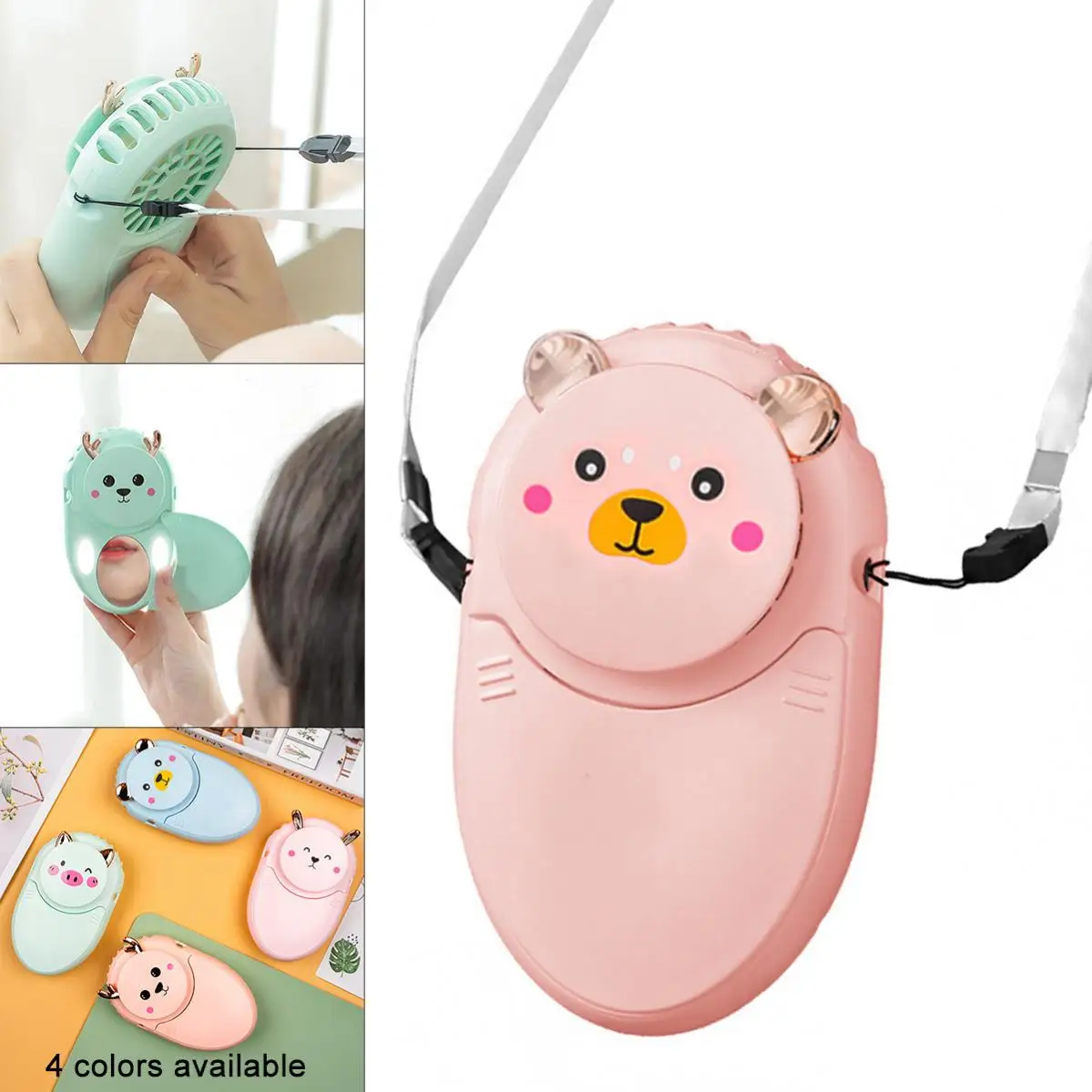 Portable Mini Hanging Neck Fan USB Rechargeable Leafless Quiet Fans Outdoor Office Travel Personal Small Fans Travel Outdoor
Portable Mini Hanging Neck Fan USB Rechargeable Leafless Quiet Fans Outdoor Office Travel Personal Small Fans Travel Outdoor