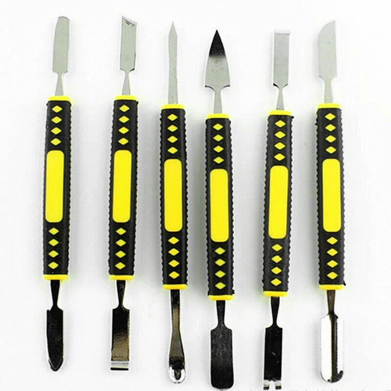 Металлический лом, набор из 6 предметов, инструменты для ремонта электроники, аксессуар для ремонта железа, J2Y 
Металлический лом, набор из 6 предметов, инструменты для ремонта электроники, аксессуар для ремонта железа, J2Y