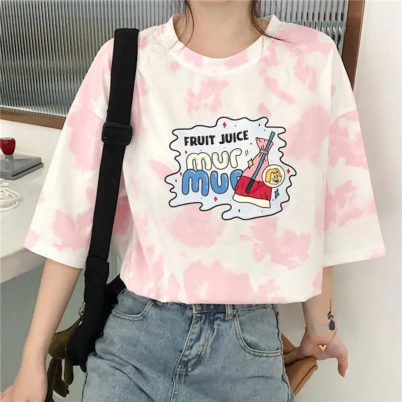 Japanese tie-dye t-shirt female 2021 salt loose Korean version ins tide Harajuku style student Hong Kong-style half-sleeved top
Japanese tie-dye t-shirt female 2021 salt loose Korean version ins tide Harajuku style student Hong Kong-style half-sleeved top