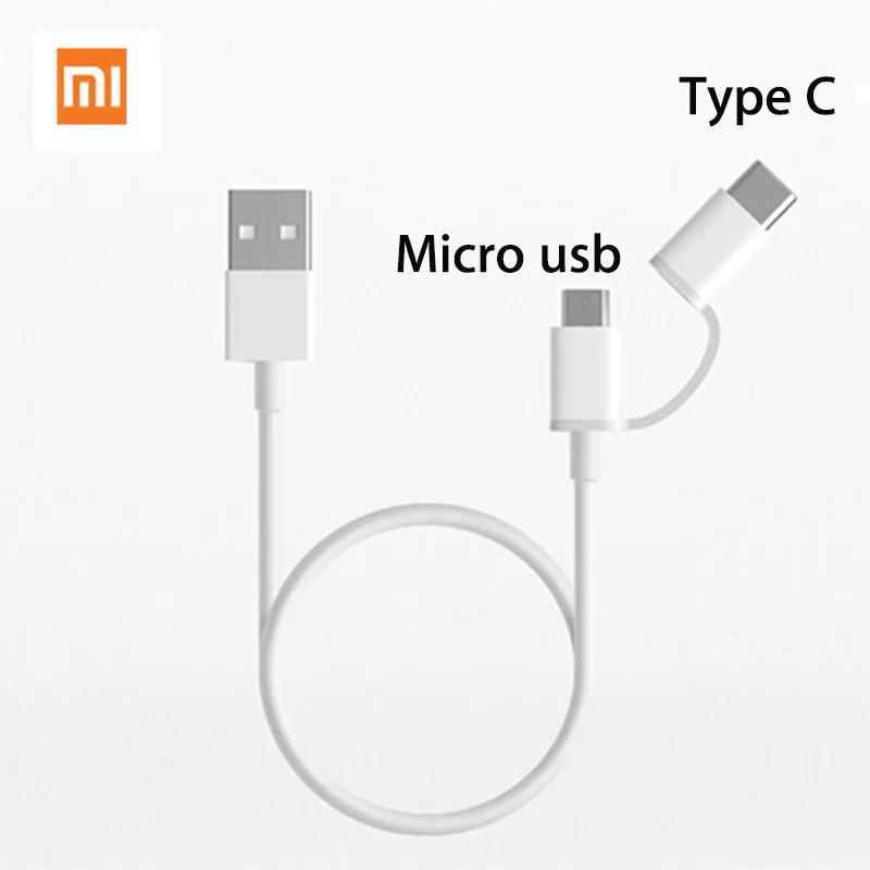 Оригинальный xiaomi micro usb type c кабель короткий для mi power bank 9 8 lite cc9 redmi note 7 7a 8a 4x black shark 2