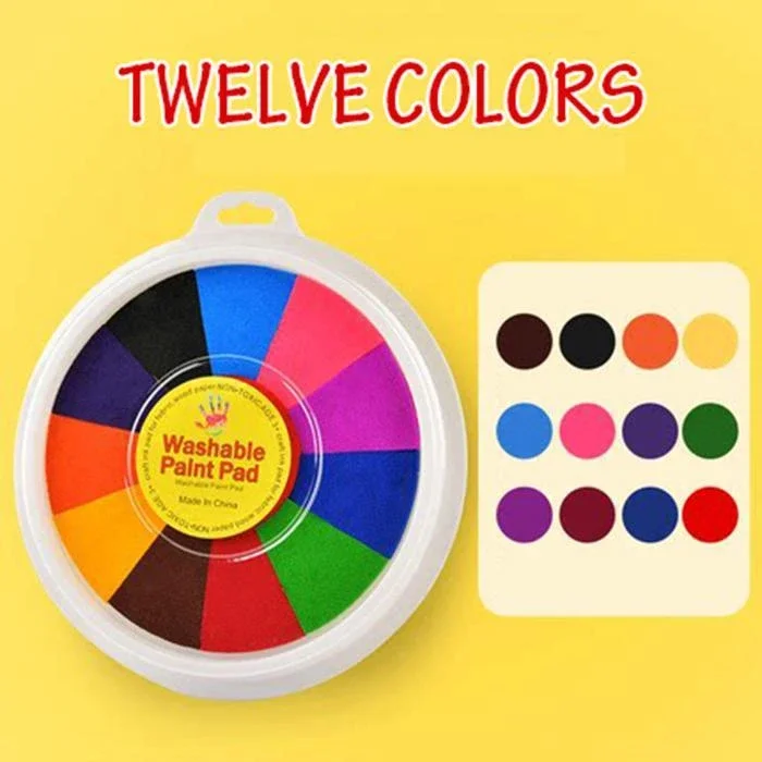 Funny Finger Painting Kit Education 12-Colors DIY Creative Sponge Graffiti Diy Children Ink-Mud Palm-Ink
Funny Finger Painting Kit Education 12-Colors DIY Creative Sponge Graffiti Diy Children Ink-Mud Palm-Ink