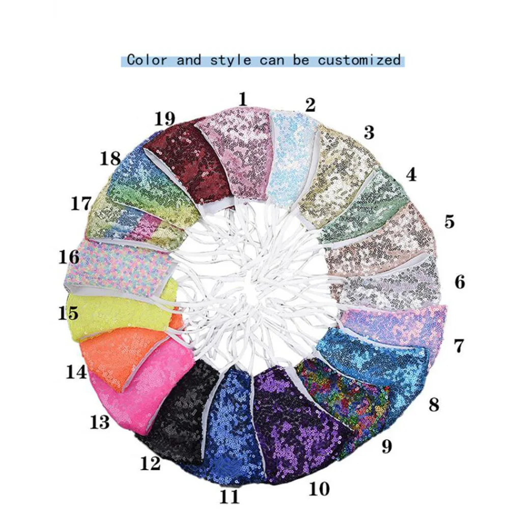 Sequins Fashion Beautiful Girl Adult Mouth Masks Dust-Proof Windproof Face Sun Protection Anti-Fog Warm Breathable Party Mask
Sequins Fashion Beautiful Girl Adult Mouth Masks Dust-Proof Windproof Face Sun Protection Anti-Fog Warm Breathable Party Mask