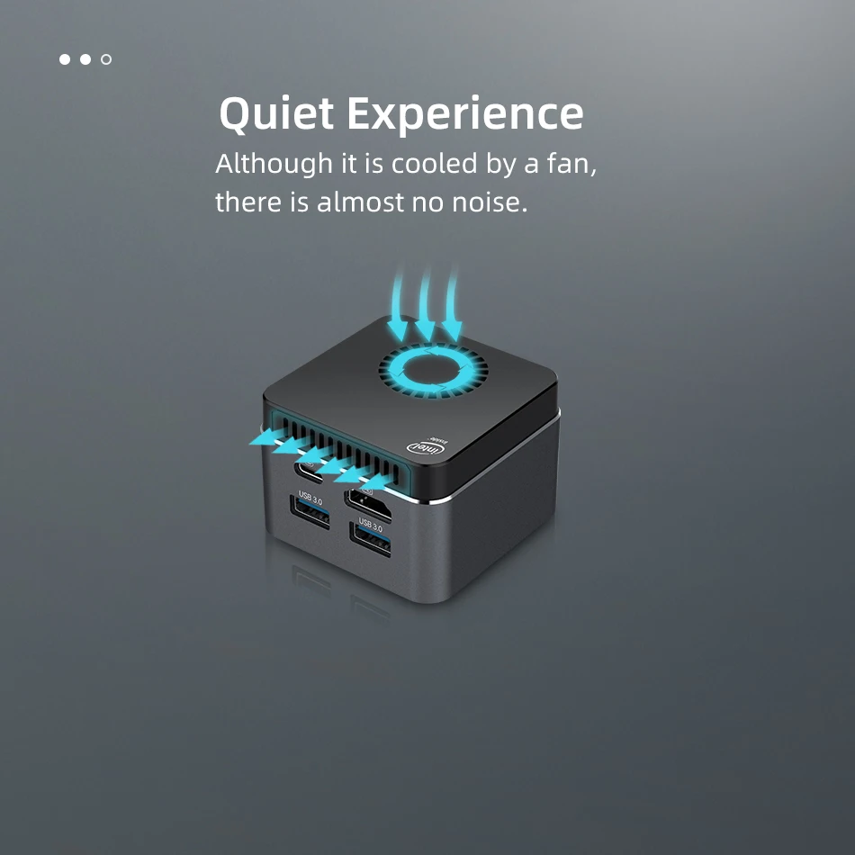 Mini PC Intel Celeron N4100 Quad Core 6GB LPDDR4 128GB M.2 SSD 2.4G/5.0G WiFi Bluetooth 4.2 HDMI 2.0 4K 60Hz Windows 10
Mini PC Intel Celeron N4100 Quad Core 6GB LPDDR4 128GB M.2 SSD 2.4G/5.0G WiFi Bluetooth 4.2 HDMI 2.0 4K 60Hz Windows 10