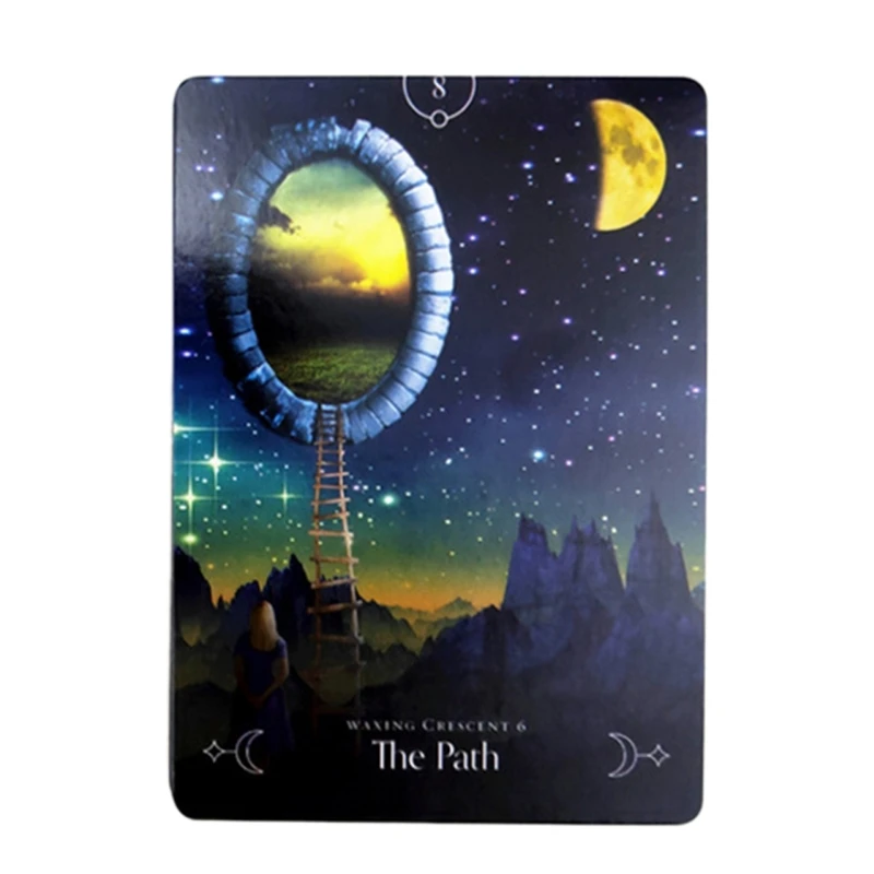 A5KC Queen of The Moon Oracle Card Full English Party Board Game 44 Cards Deck Tarot
A5KC Queen of The Moon Oracle Card Full English Party Board Game 44 Cards Deck Tarot