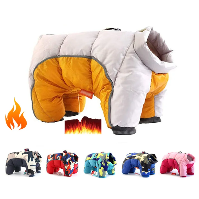 Winter Dog Clothes Super Warm and Thick Pure Cotton Waterproof Jacket Small Dog French Bulldog Puppies Pet Jacket Snow Clothes 
Winter Dog Clothes Super Warm and Thick Pure Cotton Waterproof Jacket Small Dog French Bulldog Puppies Pet Jacket Snow Clothes