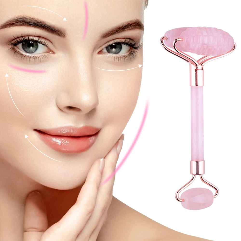 1Pcs Double Head Jade Massage Roller Face Slim Skin Care Beauty Promote Blood Circulation Face-lift Tighten Fine Line Massager
1Pcs Double Head Jade Massage Roller Face Slim Skin Care Beauty Promote Blood Circulation Face-lift Tighten Fine Line Massager