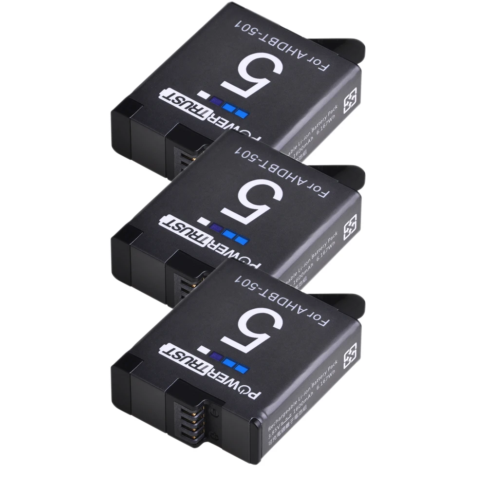 Аккумулятор AHDBT501 для GoPro Hero 5 аккумулятор Black (2018) 6 7 черная камера Akku | Электроника