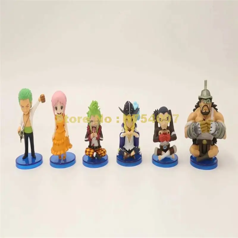 Экшн фигурки из ПВХ 6 шт./компл. one piece 129th zoro nami bartolomeo cavendish ideo hajrudin Коллекционная