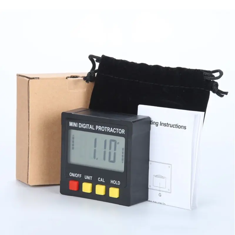 Mini Magnetic Horizontal Angle Meter Digital Display Protractor Inclinometer Electronic Level Gauge