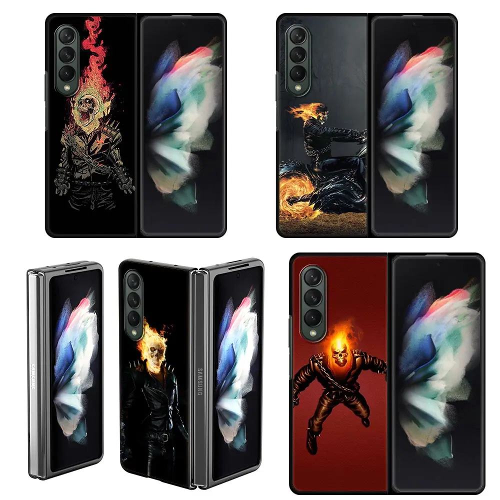 Твердый чехол для телефона Marvel Призрачный гонщик Пламя Череп для Samsung Galaxy Z Fold3 полная защита чехол для Z Fold 3 противоударный чехол Caso
Твердый чехол для телефона Marvel Призрачный гонщик Пламя Череп для Samsung Galaxy Z Fold3 полная защита чехол для Z Fold 3 противоударный чехол Caso