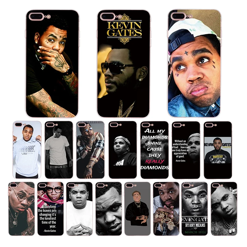 

HOUSTMUST Kevin Gates Rapper Soft phone case for iphone 7 x xr 5s 6s 8 6 plus cover xs max 5 se silicone shell Capa Coque Funda