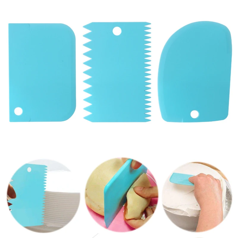 3PCS/Lot Dough Cake Cutter Slicer Spatula for Cake Cream Scraper Pasty Cutters Scraper Irregular Teeth Edge DIY Smoother
3PCS/Lot Dough Cake Cutter Slicer Spatula for Cake Cream Scraper Pasty Cutters Scraper Irregular Teeth Edge DIY Smoother