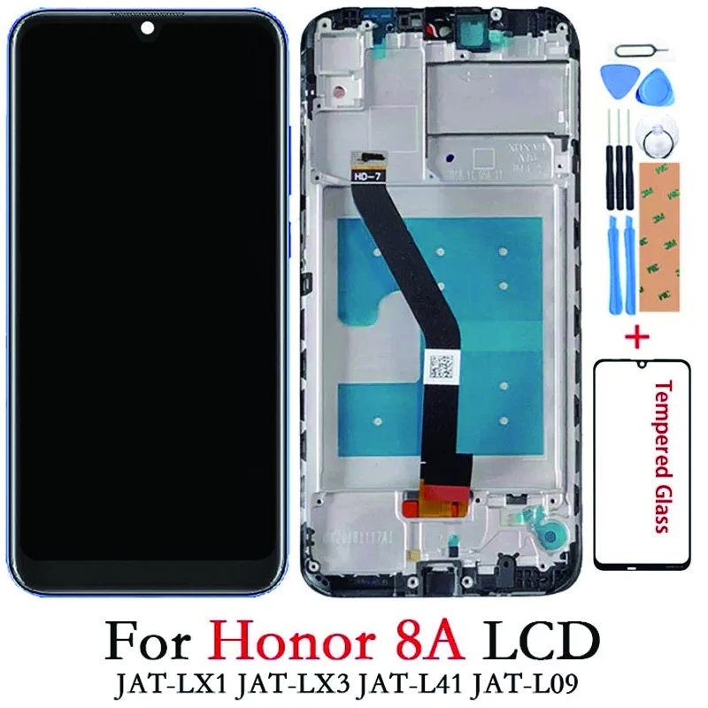 For 6.09 Inch Huawei Honor 8A Pro JAT-L29 LX1 LCD Display Touch Screen + Frame Digitizer Assembly For honor 8A LCD
For 6.09 Inch Huawei Honor 8A Pro JAT-L29 LX1 LCD Display Touch Screen + Frame Digitizer Assembly For honor 8A LCD