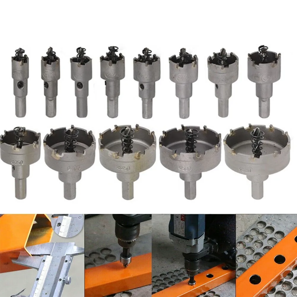 15-55mm Carbide Tip Hole Saw Drill Bit Set Carbide Tipped Hole Saw Cutter For Drilling Wood/Metal TCT Drill Bit Core Drill Bit
15-55mm Carbide Tip Hole Saw Drill Bit Set Carbide Tipped Hole Saw Cutter For Drilling Wood/Metal TCT Drill Bit Core Drill Bit