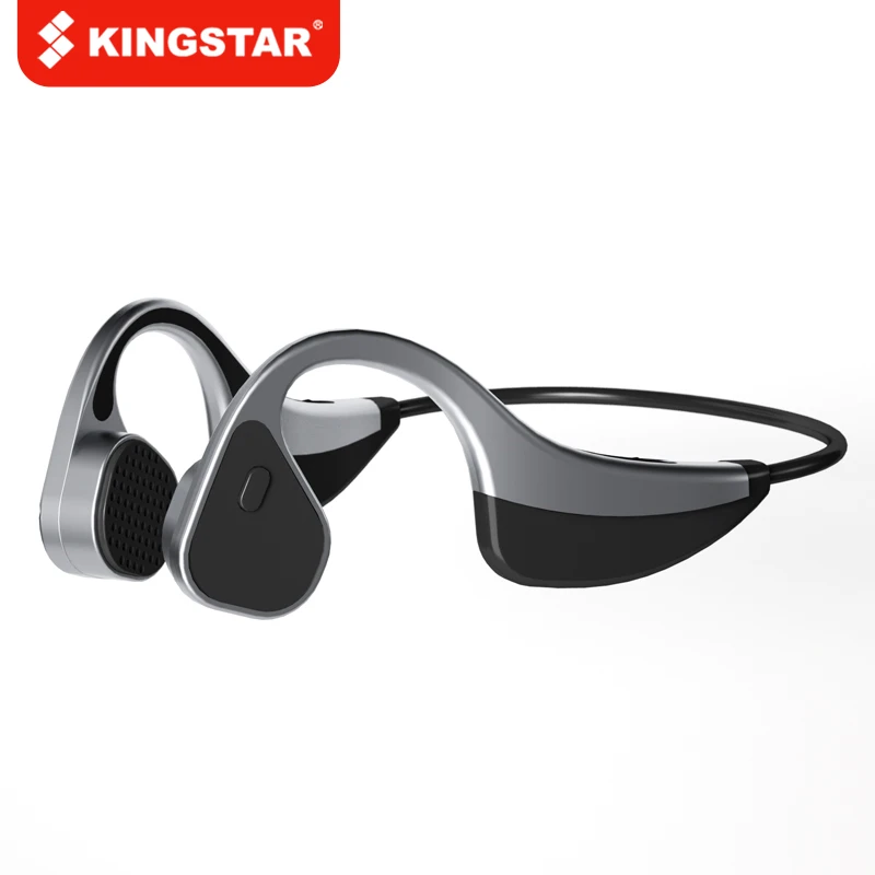 Беспроводные Bluetooth-наушники KINGSTAR с костной проводимостью, водонепроницаемая Спортивная гарнитура HD с микрофоном 
Беспроводные Bluetooth-наушники KINGSTAR с костной проводимостью, водонепроницаемая Спортивная гарнитура HD с микрофоном