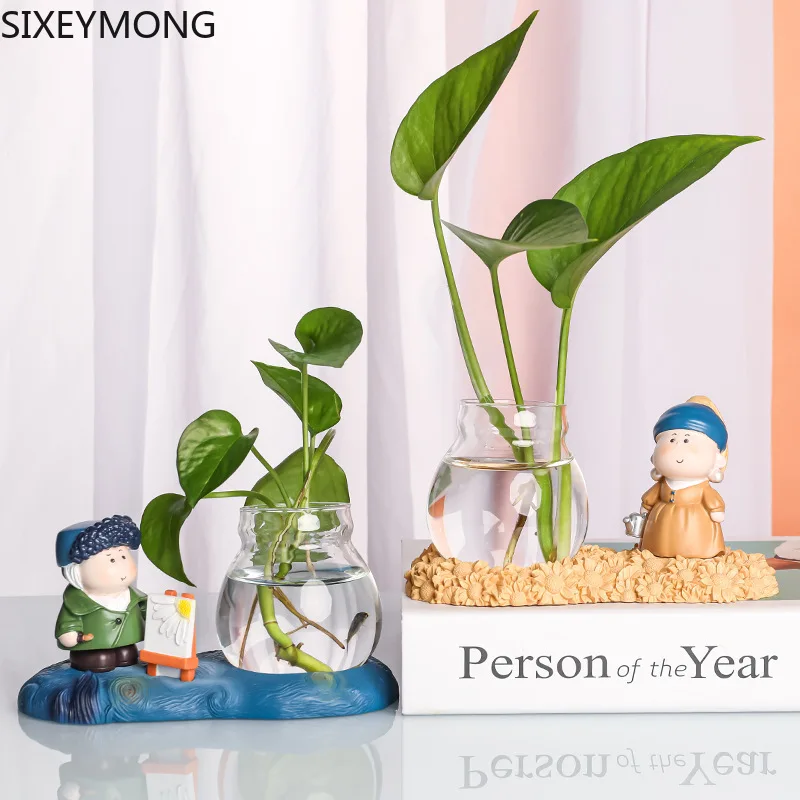 Bedroom Living Room Home Decoration Nordic Hydroponic Container Green Dill Plant Decor Artist Hydroponic Decoration
Bedroom Living Room Home Decoration Nordic Hydroponic Container Green Dill Plant Decor Artist Hydroponic Decoration