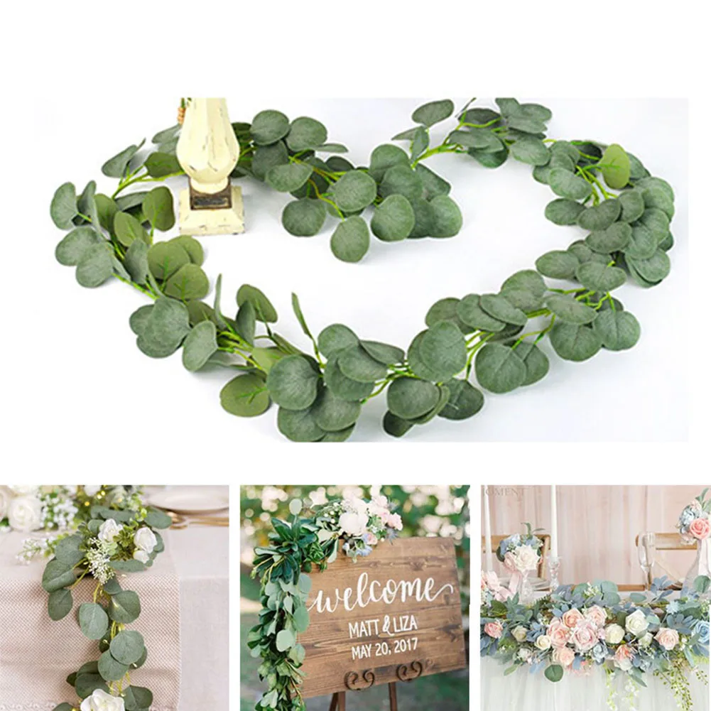 2M Artificial Eucalyptus Vine Garland Hanging Wall Rattan Wedding Party Outdoor Hanger Greenery Christmas Decorations 2022
2M Artificial Eucalyptus Vine Garland Hanging Wall Rattan Wedding Party Outdoor Hanger Greenery Christmas Decorations 2022