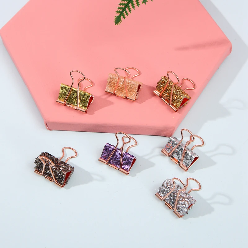 MOGII 5pcs/Box Cute Stationery & Office Accessories Sequin Metal Binder Clips Kawaii Memo Pad Organizer
MOGII 5pcs/Box Cute Stationery & Office Accessories Sequin Metal Binder Clips Kawaii Memo Pad Organizer