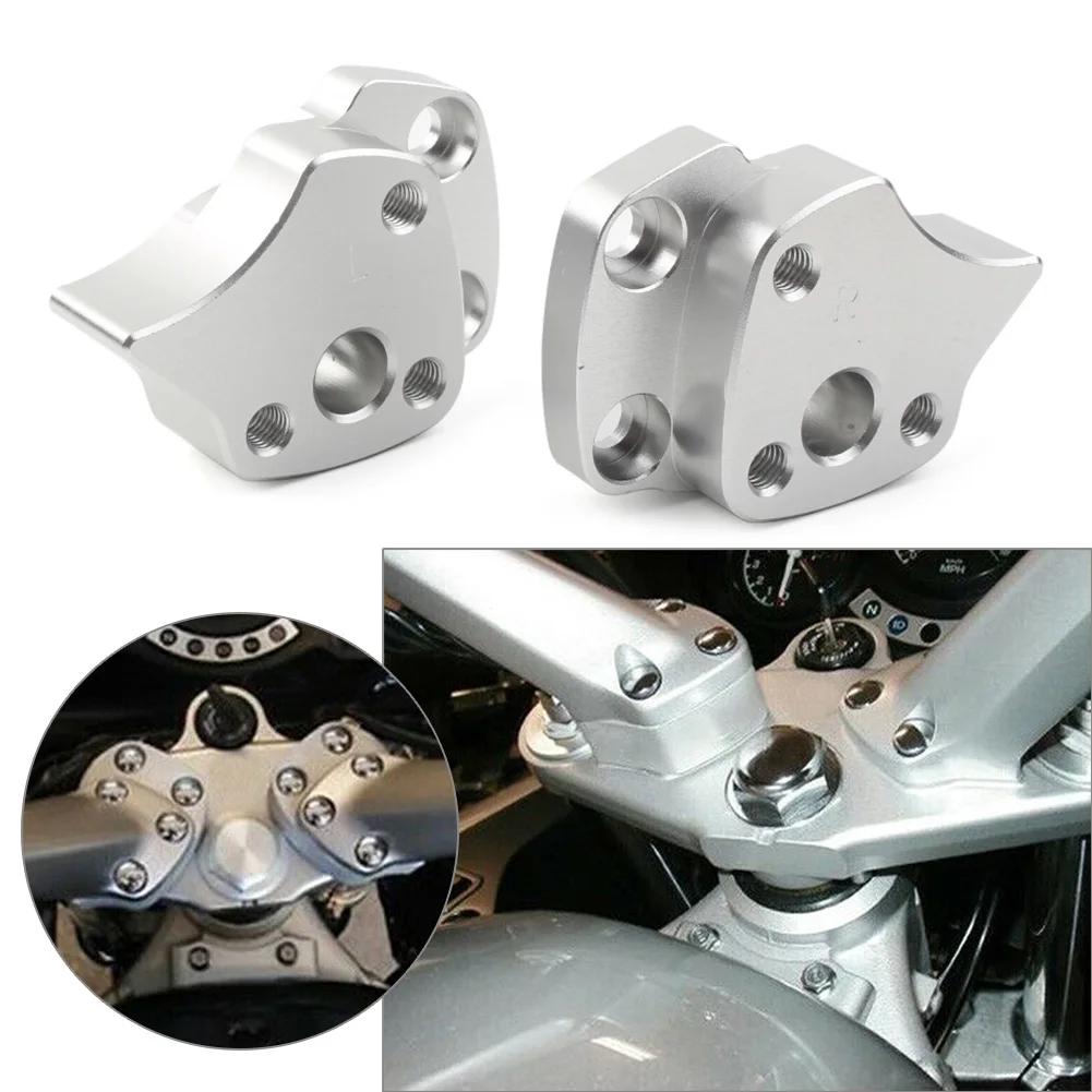 Motorcycle Handlebar Riser Spacers Silver For Yamaha FJR1300 FJR 1300 2001 2002 2003 2004 2005 Aluminum
Motorcycle Handlebar Riser Spacers Silver For Yamaha FJR1300 FJR 1300 2001 2002 2003 2004 2005 Aluminum